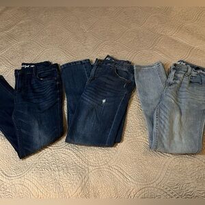 Cat & Jack Kids Jeans & Wonder Nation Jeans - Dark, Medium, Light Blue Size 14